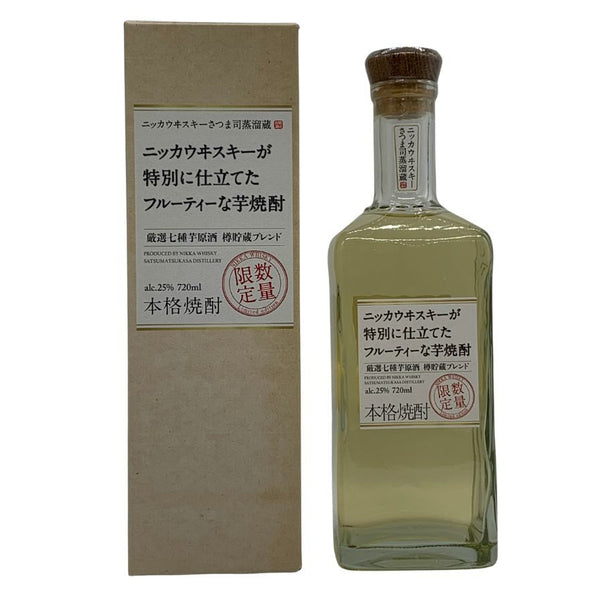 ニッカ ニッカウイスキーが特別に仕立てたフルーティな芋焼酎 樽貯蔵ブレンド 720ml 25% NIKKA 芋焼酎【M0】