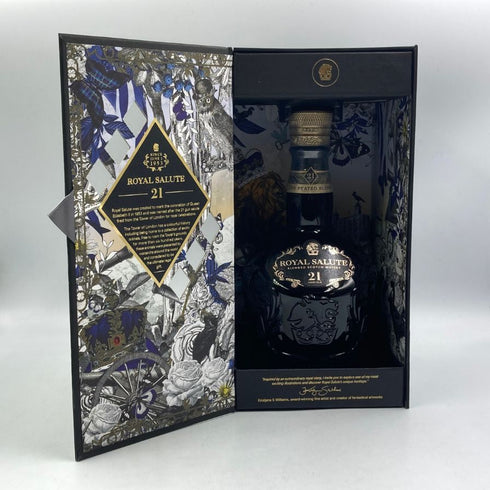 ロイヤルサルート 21年 ザ ピーテッド ブレンド 陶器ボトル 700ml 40% ROYAL SALUTE スコッチウイスキー【M2】