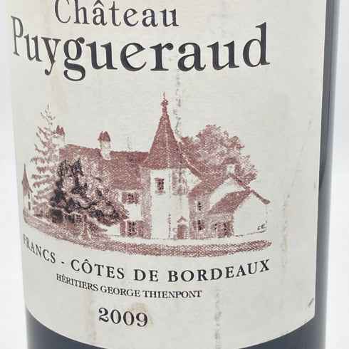 シャトー ピュイゲロー 2009 14.5% CHATEAU PUYGUERAUD ボルドーワイン【V4】
