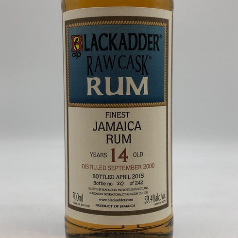 ブラックアダー ロウカスク 14年 ジャマイカラム 700ml 59.4% BLACKADDER ラム酒【P1】