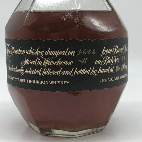 ブラントン シングルバレル ブラックラベル 2006 750ml 40% Blanton Black バーボン【W0】