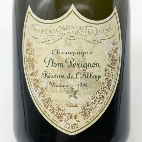 ドンペリニヨン レゼルヴ ド ラベイ 1998 750ml 12.5% Dom Perignon Reserve de l'Abbaye シャンパン【K1】