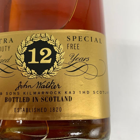 ジョニーウォーカー ブラックラベル 12年 エクストラ スペシャル 1000ml Johnnie Walker BLACK LABEL EXTRA SPECIAL スコッチウイスキー【Q4】