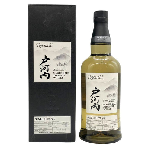 東京都限定◆桜尾蒸留所 戸河内 2019-2024 5年 リフィルバーボンバレル #5285 信濃屋 700ml 49% 【B1】