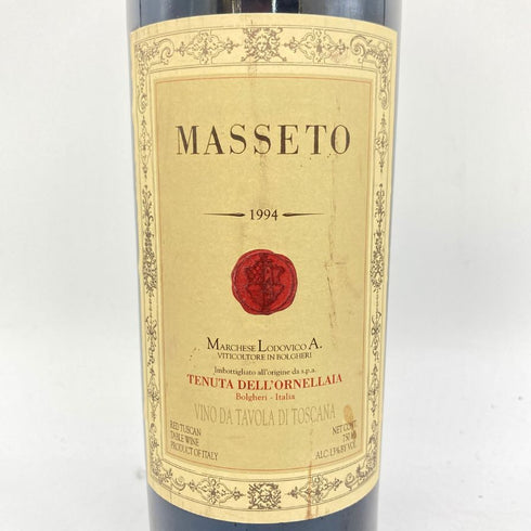 マッセート 1994 15% 750ml MASSETO 【Y】
