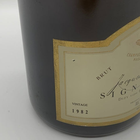 ジャクソン グラン ヴァン シニャチュール ブリュット 1982 750ml 12%Jacquesson Grand Vin Signature Brut スパークリングワイン【N0】