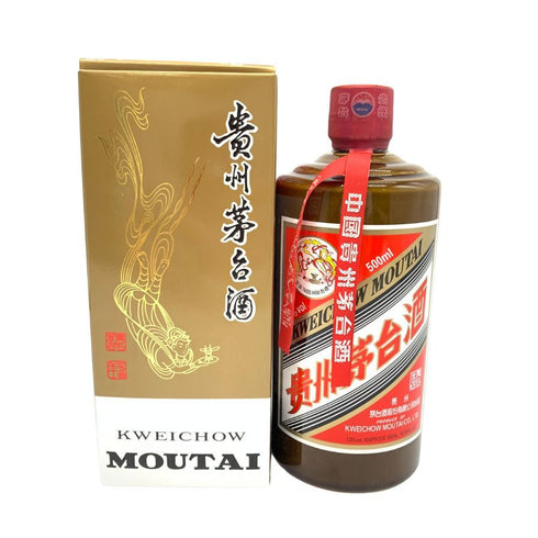 貴州茅台酒 天女ラベル 茶陶器ボトル 2022 500ml 53% MOUTAI KWEICHOW 中国酒943g【J】