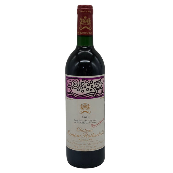 シャトー ムートン ロートシルト 1988 750ml 12.5% Chateau Mouton Rothschild ボルドーワイン【C2】