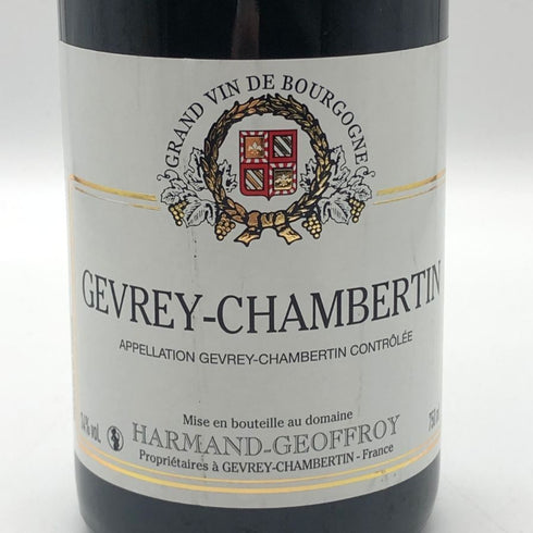 アルマン ジョフロワ ジュヴレ シャンベルタン 2020 750ml 14% Harmand Geoffroy Gevrey Chambertin ブルゴーニュワイン【S4】