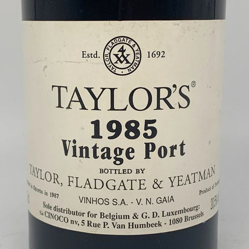 テイラー ヴィンテージ ポート フラットゲート&イートマン 1985 750ml 20% TAYLOR`S Vintage Port 赤ワイン【O1】