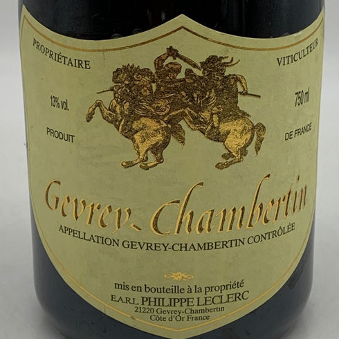 フィリップルクレール ジュヴレシャンベルタン 2015 750ml 13% Philippe Lecrerc Gevrey Chambertin ブルゴーニュワイン【S0】