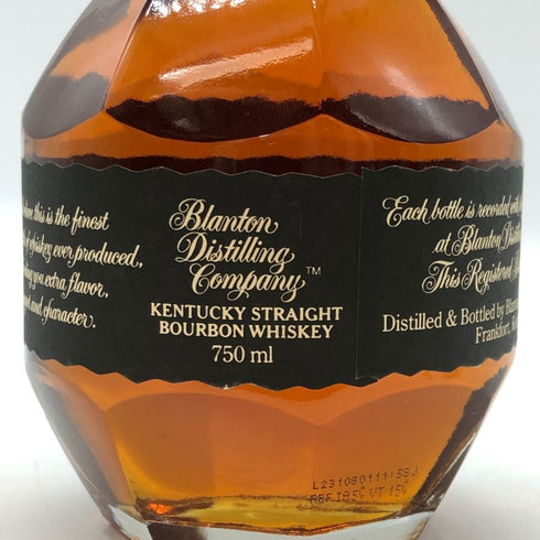 ブラントン シングルバレル ブラックラベル 2023 750ml 40% Blanton's SINGLE BARREL BLACK LABEL バーボン【Q0】