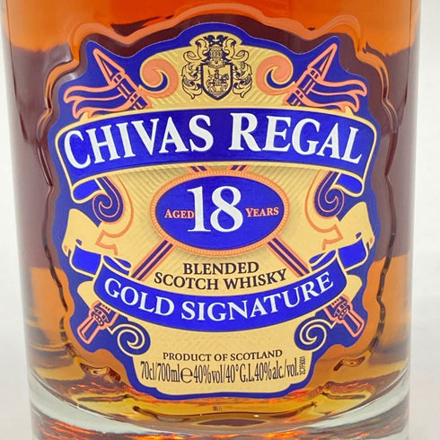 シーバスリーガル 18年 ゴールドシグネチャー 700ml 40% CHIVAS REGAL goldsignature スコッチウイスキー【E】