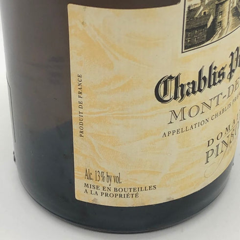 ドメーヌ パンソン シャブリ プルミエクリュ クリュ モン ド ミュリュー 2003 750ml 13% DOMAINE PINSON 白ワイン【I3】