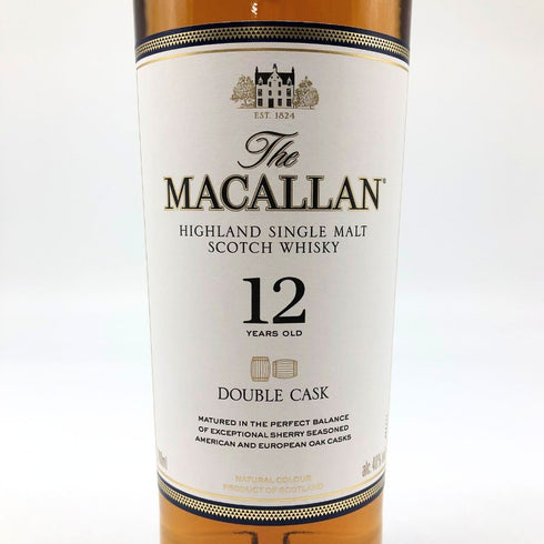 ザ マッカラン 12年 ダブルカスク 700ml 40% The MACALLAN 箱付 スコッチウイスキー【C1】