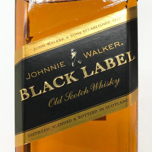 ジョニーウォーカー ブラックラベル 12年 黒キャップ 700ml 40% Johnnie Walker BLACK LABEL スコッチウイスキー【E1】