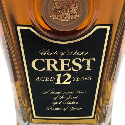 東京都限定◆サントリー クレスト 12年 向獅子マーク 700ml 43% SUNTORY 【I4】