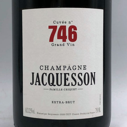 ジャクソン キュヴェ 746 エクストラブリュット 750ml 12.5% JACQUESSON 【W1】