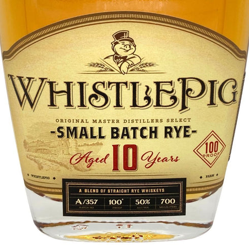 ホイッスルピッグ 10年 スモール バッチ ライ 700ml 50% WHISTLEPIG アメリカウイスキー【D1】