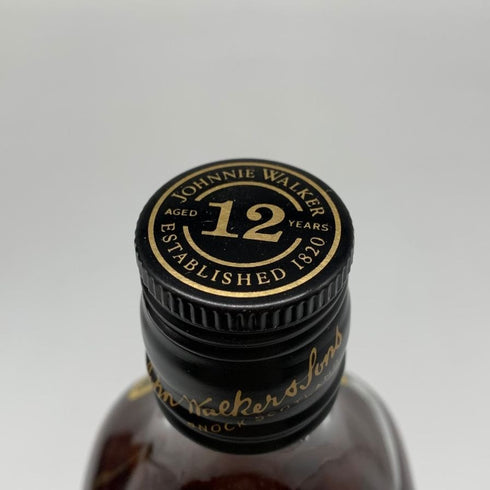 ジョニーウォーカー ブラックラベル 12年 黒キャップ 750ml 43% Johnnie Walker BLACK LABEL スコッチウイスキー【A4】