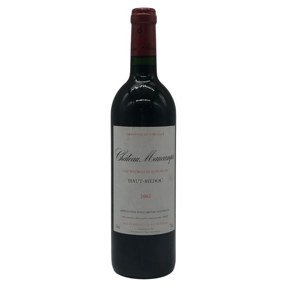 シャトー モーカン オーメドック 2003 750ml 12.5% Château Maucamps Haut-Médoc ボルドーワイン【W1】