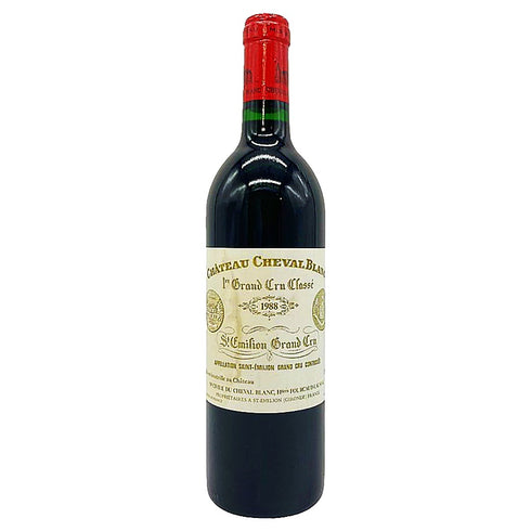 シャトー シュヴァル ブラン サンテミリオン プルミエ グラン クリュ クラッセ 1988 750ml 12.5% CHATEAU CHEVAL BLANC 1er Grand Cru Classe 【O2】