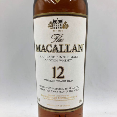 ザ マッカラン 12年 旧ボトル シェリーオークカスク 750ml 43% THE MACALLAN スコッチウイスキー【I2】