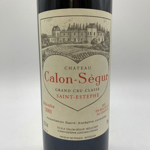 シャトー カロン セギュール 2001 750ml 12.5% Chateau Calon Segur ボルドーワイン【Z】
