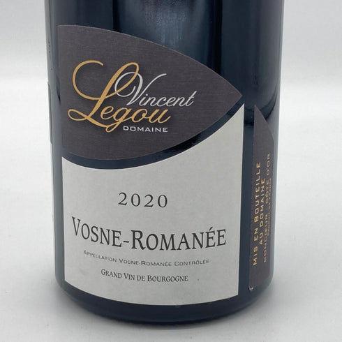 ヴァンサン ルグー ヴォーヌ ロマネ 2020 750ml 13% VOSNE-ROMANEE Vincent Legou ブルゴーニュワイン【F4】