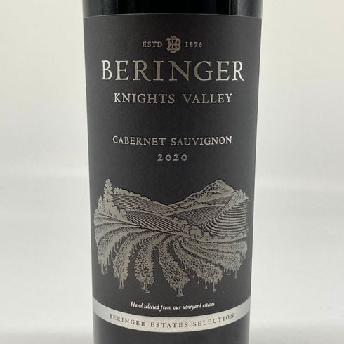 ベリンジャー ナイツ ヴァレー カベルネソーヴィニヨン 2020 750ml 15% Beringer Knights Valley Cabernet Sauvignon カリフォルニアワイン【K2】