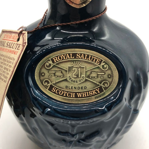 シーバス ブラザーズ ロイヤルサルート 21年 青陶器 700ml 40% CHIVAS BROTHERS ROYAL SALUTE スコッチウイスキー1393g【V4】
