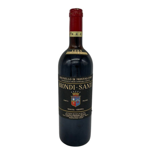 ブルネッロ ディ モンタルチーノ ビオンディ サンティ 1988 750ml 13% Biondi Santi Brunello di Montalcino イタリアワイン【F1】