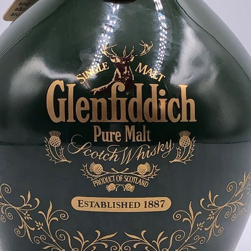 グレンフィディック 18年 ピュアモルト 陶器ボトル グリーン 700ml 43% Glenfiddich Pure Malt スコッチウイスキー1177g【A3】
