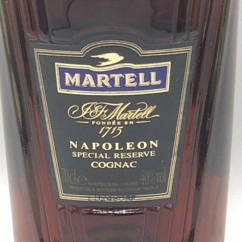 マーテル ナポレオン スペシャル リザーブ グリーンボトル 40% 700ml MARTELL NAPOLEON SPECIAL RESERVE ブランデー【W0】