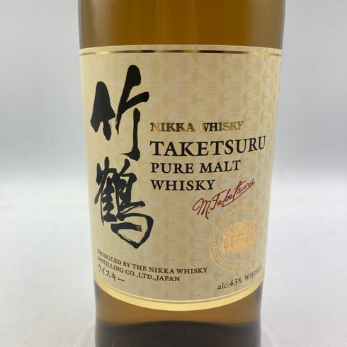 東京都限定◆ニッカ 竹鶴 ピュアモルト 白ラベル 700ml 43% NIKKA 【U1】