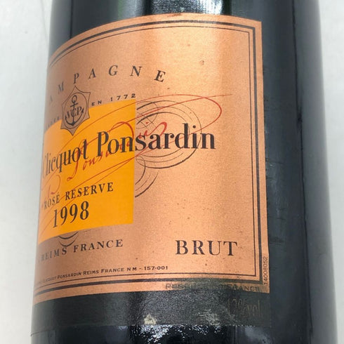 ヴーヴクリコ ポンサルダン ロゼ リザーヴ 1998 750ml 12% Veuve Clicquot Ponsardin シャンパン【K0】