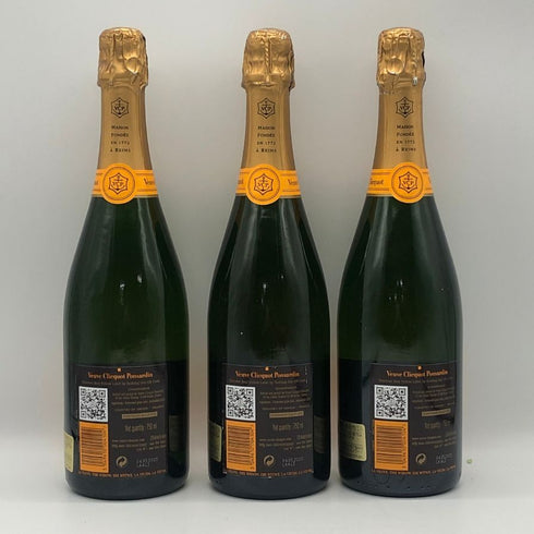 ヴーヴ クリコ ブリュット イエロー 旧ラベル 750ml 12% 【3本セット】 VEUVE CLICQUOT YELLOW シャンパン【Q1】