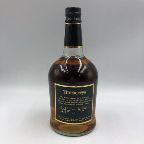 バーバリー ブレンデッド スコッチ ウイスキー 15年 750ml 43% BURBURRY'S BLENDED SCOTCH WHISKY スコッチウイスキー【Q】