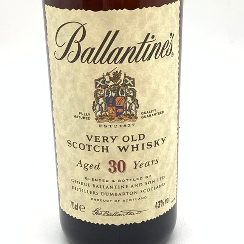 バランタイン 30年 ベリーオールド 金キャップ 700ml 43% Ballantine's VERY OLD 【P1】