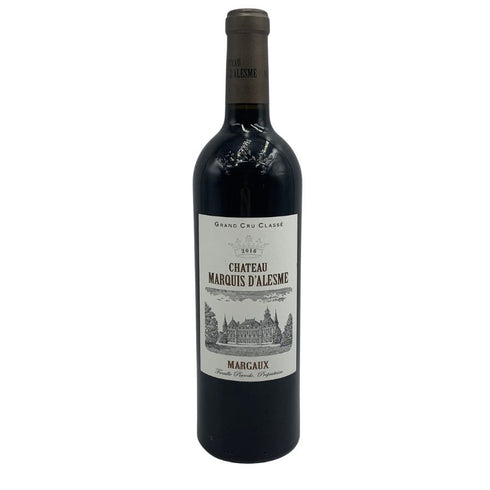 シャトー マルキ ダレーム ベッケール 2016 750ml 14% Chateau Marquis d'Alesme Becker ボルドーワイン【C1】