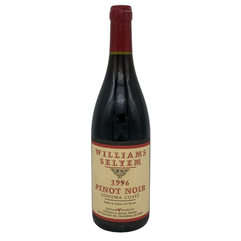 ウィリアムズ セリエム ピノ ノワール 1996 750ml 13.5% Williams Selyem Pinot Noir カリフォルニアワイン【C1】