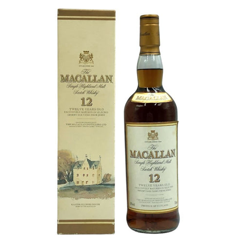 ザ マッカラン 12年 旧ボトル シェリーオークカスク 750ml 43% THE MACALLAN スコッチウイスキー【K4】
