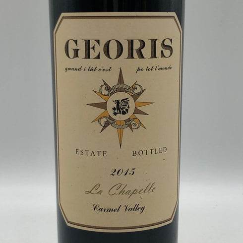 ジオリス カーメル ヴァレー ラ シャペル 2015 750ml 13.5% GEORIS カリフォルニアワイン【N0】