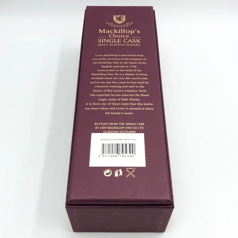 マキロップチョイス ダルモア 1990-2014 43% 750ml Mackillop's Choice スコッチウイスキー【S4】