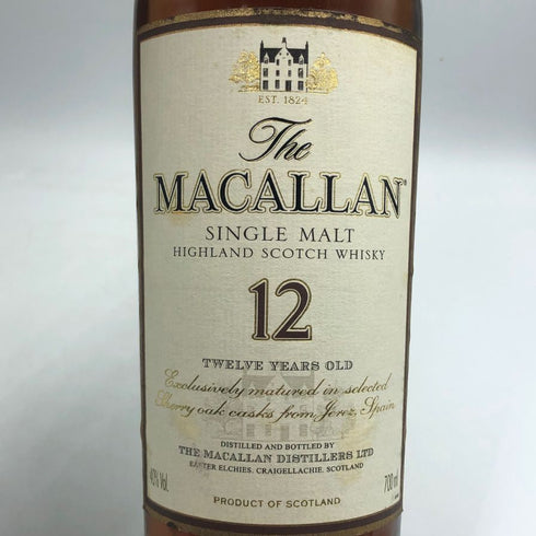 マッカラン 12年 ハイランド シェリーオーク 旧ボトル 700ml 40% MACALLAN HIGHLAND SHERRY OAK スコッチウイスキー【Q1】