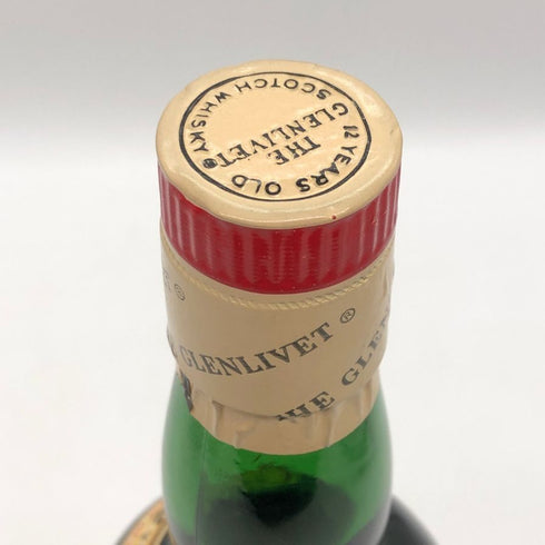 グレンリベット 12年 特級 アンブレンデッド 赤アザミ 旧ボトル 750ml 43% GLENLIVET スコッチウイスキー【C4】