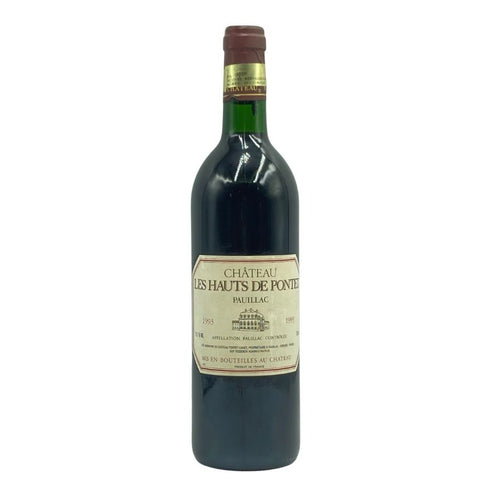 シャトー レ オー デ ポンテ 1993 750ml 12.5% CHATEAU LES HAUTS DE PONTE ボルドーワイン【T1】