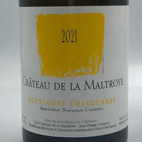 シャトー ド ラ マルトロワ ブルゴーニュ シャルドネ 2021 白 750ml 13.5% CHATEAU DE LA MALTROYE 白ワイン【C3】
