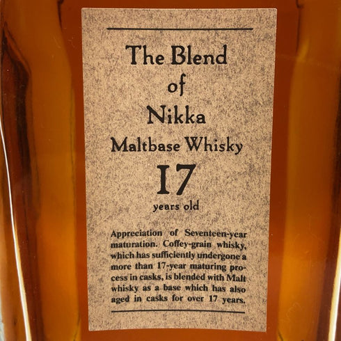 東京都限定◆ザ ブレンド オブ ニッカ 17年 660ml 45% The Blend of NIKKA 【R1】