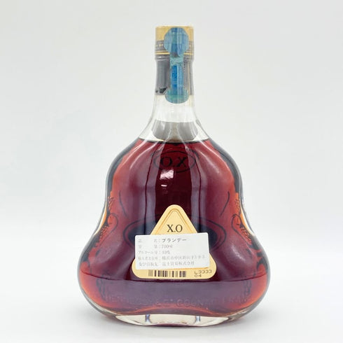ヘネシーXO クリアボトル 金キャップ 700ml 40% Hennessy コニャック【V1】